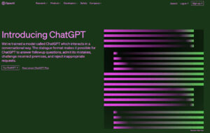 ChatGPTトップページ